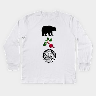 BEARS BEETS BATTLESTAR GALACTICA Kids Long Sleeve T-Shirt